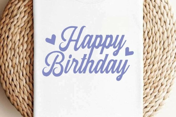 Birthday SVG Design Review for Embroidery
