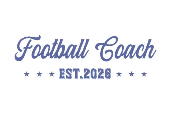 Football Coach Est.2026 SVG, Coach PNG