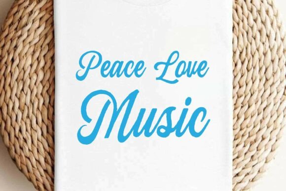 Peace Love Music Svg T-shirt Design Review