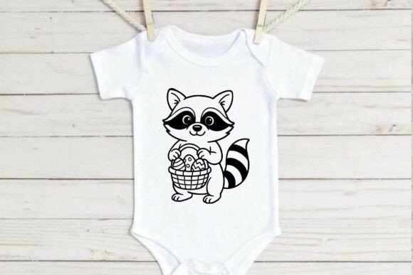Raccoon Holding Easter Basket Review