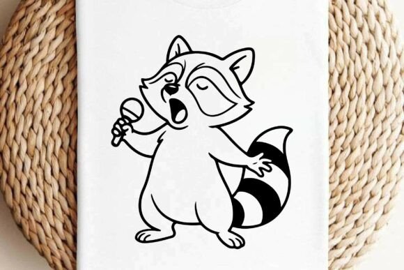 Raccoon Singing Clipart Vector Design: An Embroidery Review