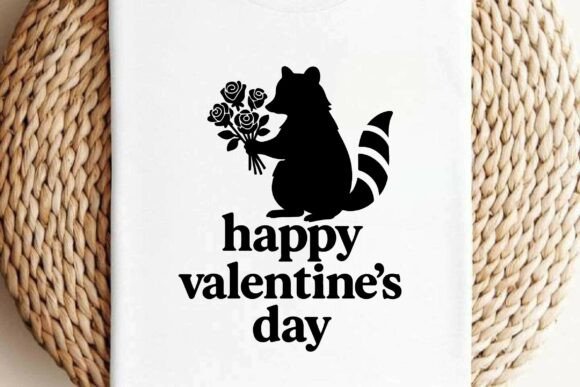 Raccoon Valentine's Day Clipart Vector Review