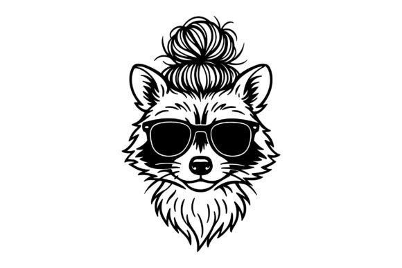 Review: Free Messy Bun Raccoon Clipart Vector