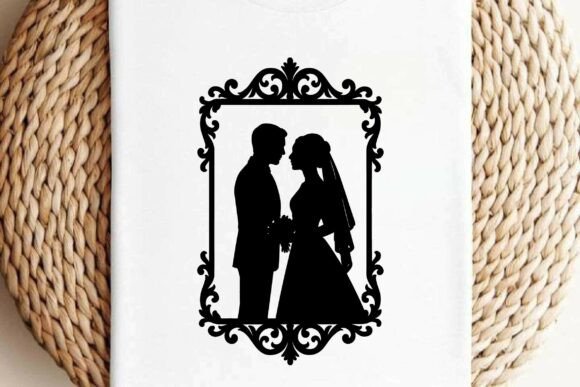 Wedding Frame Clipart Vector Sublimation